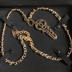 Chanel 17A CC Key Pendant Necklace